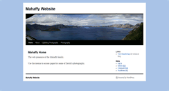 Desktop Screenshot of mahaffy.org